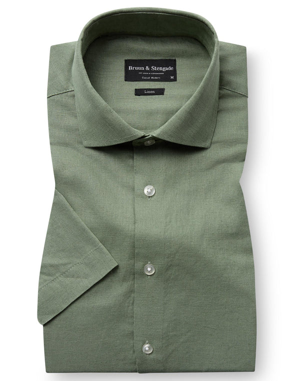 BS Hauger Casual Modern Fit Skjorte - Green