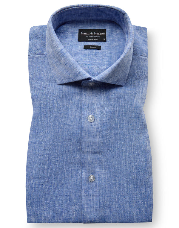 BS Antonelli Casual Modern Fit Skjorte - Blue