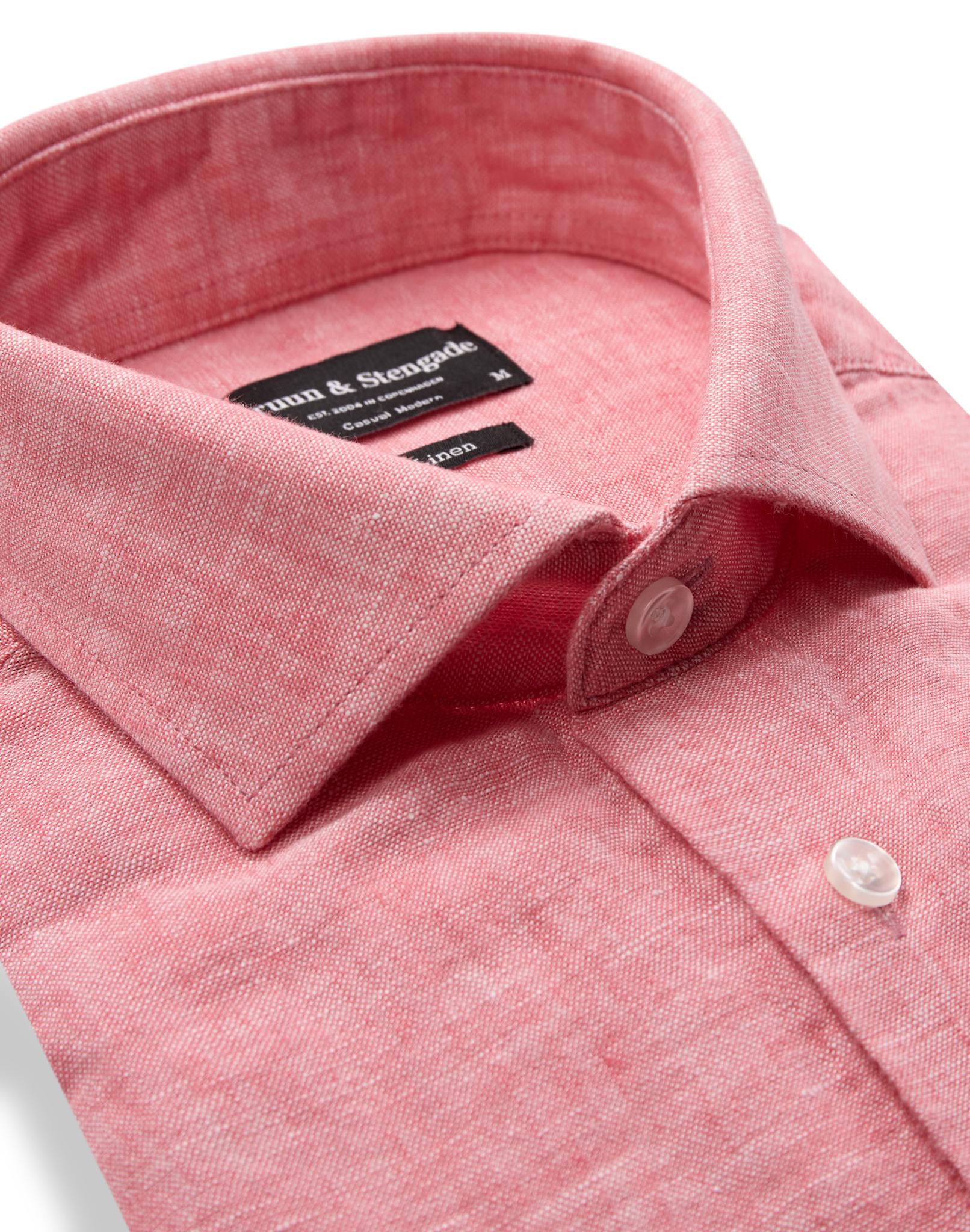 BS Antonelli Casual Modern Fit Skjorta - Pink