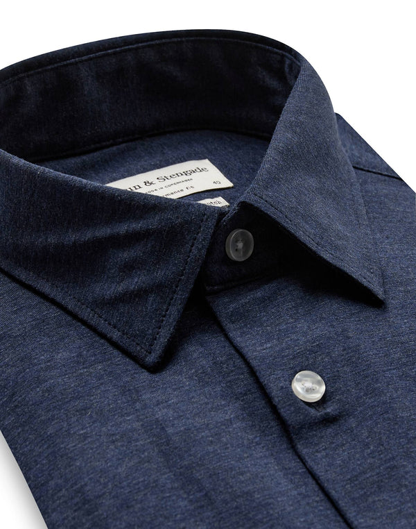 BS Nava Performance Fit Skjorte - Navy