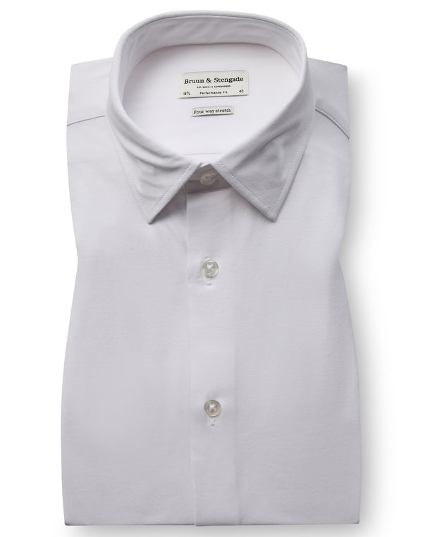 BS Nava Performance Fit Skjorte - White