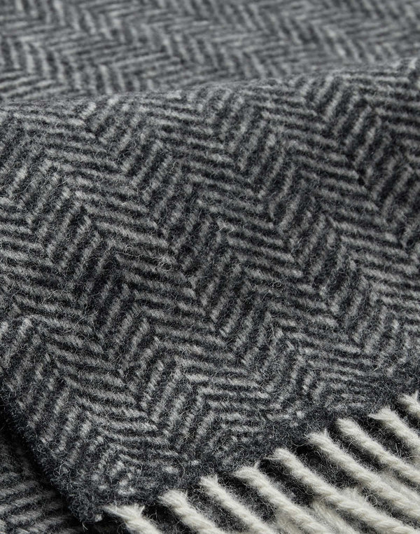 BS Bue Halstørklæde - Charcoal