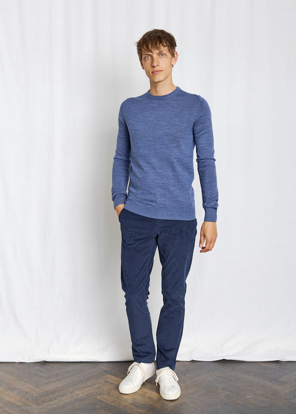 BS Jupiter Regular Fit Strik - Ocean