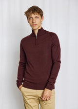 BS Pelle Regular Fit Strik - Bordeaux