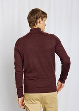 BS Pelle Regular Fit Strik - Bordeaux