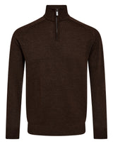 BS Pelle Regular Fit Strik - Dark Brown