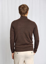 BS Pelle Regular Fit Strik - Dark Brown