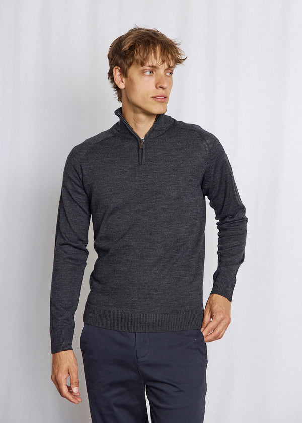 BS Pelle Regular Fit Strik - Grey