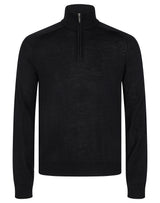 BS Pelle Regular Fit Strik - Black