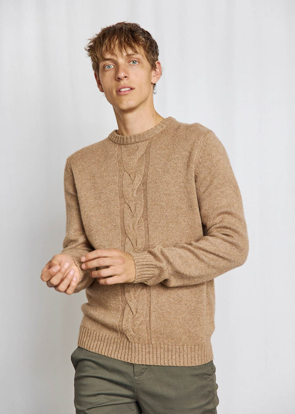 BS Tormod Regular Fit Strik - Brown