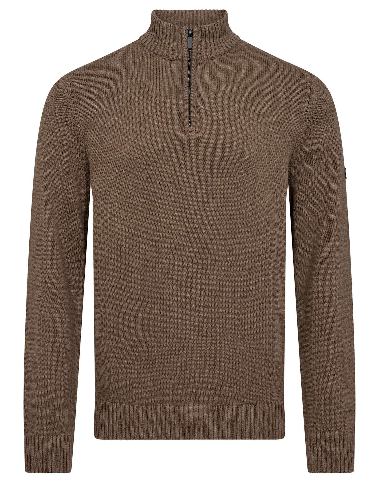 BS Stian Regular Fit Strik - Brown