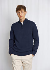 BS Stian Regular Fit Strik - Navy