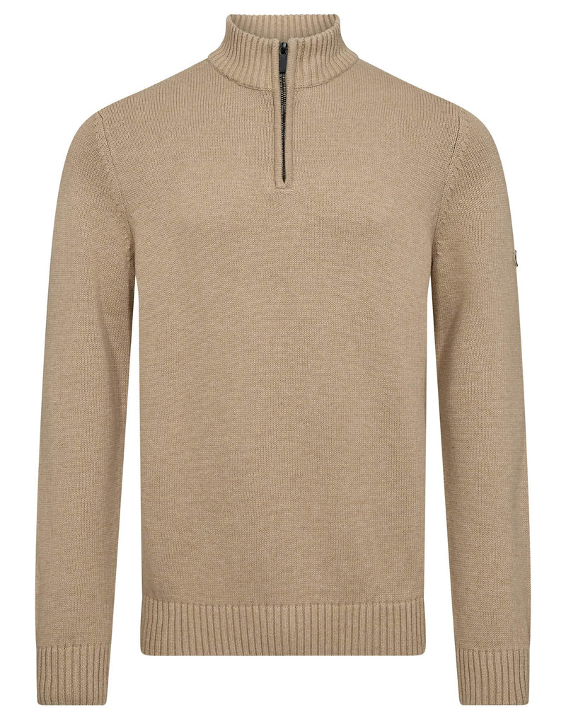 BS Stian Regular Fit Strik - Sand