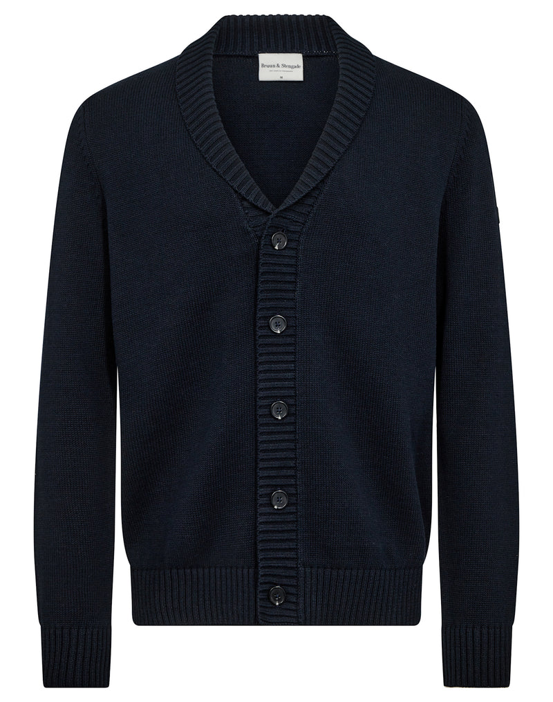 BS Bjarte Regular Fit Strik - Navy