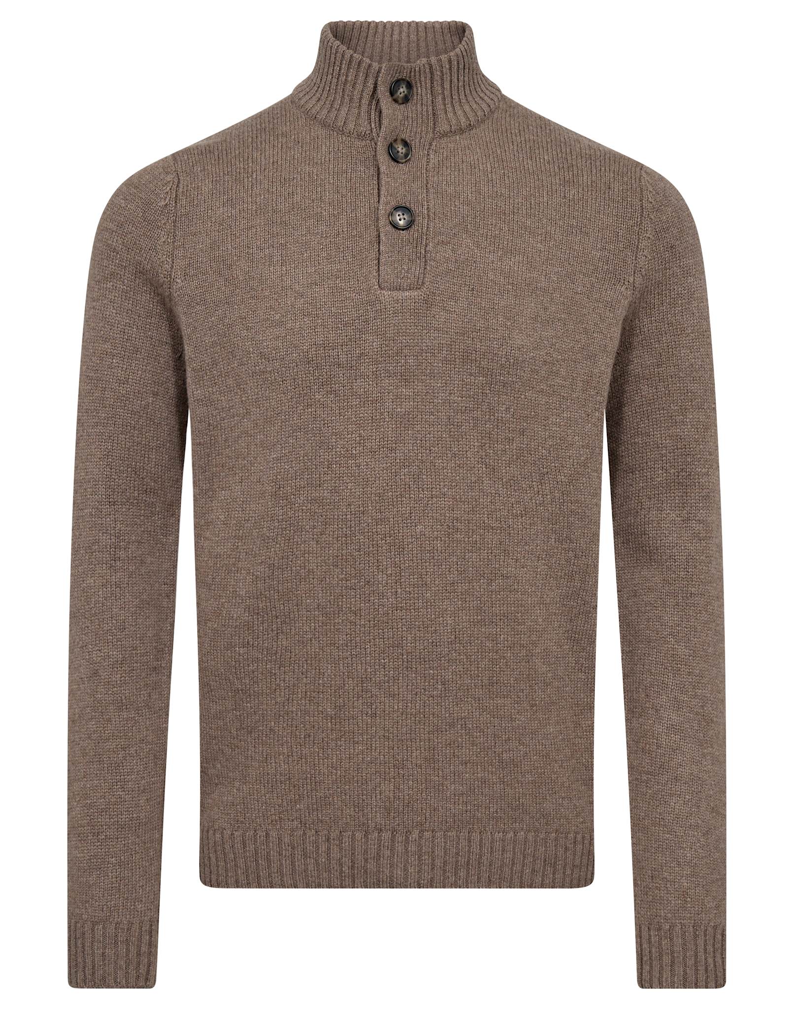 BS Alrek Regular Fit Stickat - Brown