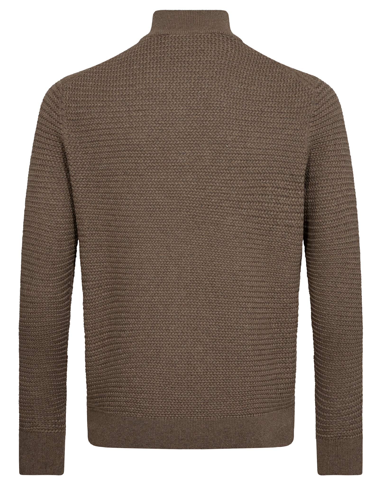 BS Waldis Regular Fit Stickat - Brown