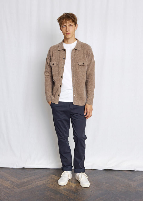 BS Nannak Regular Fit Strik - Brown