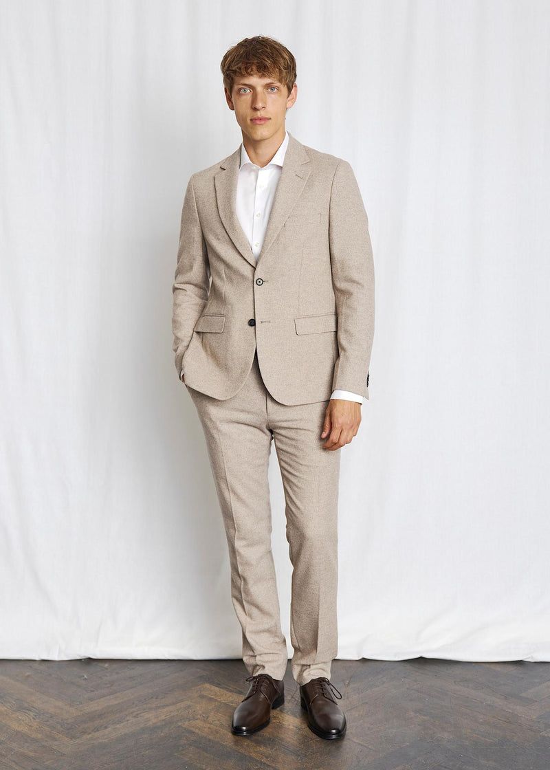 BS Chiavari Classic Fit Blazer - Light Brown