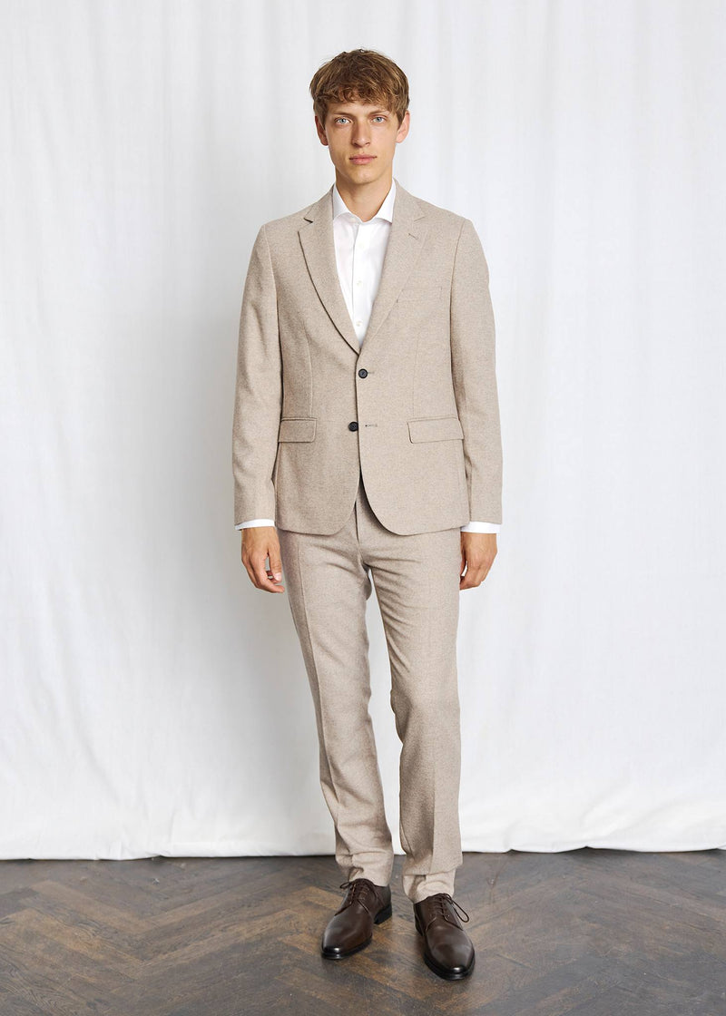 BS Rapallo Classic Fit Habitbukser - Light Brown