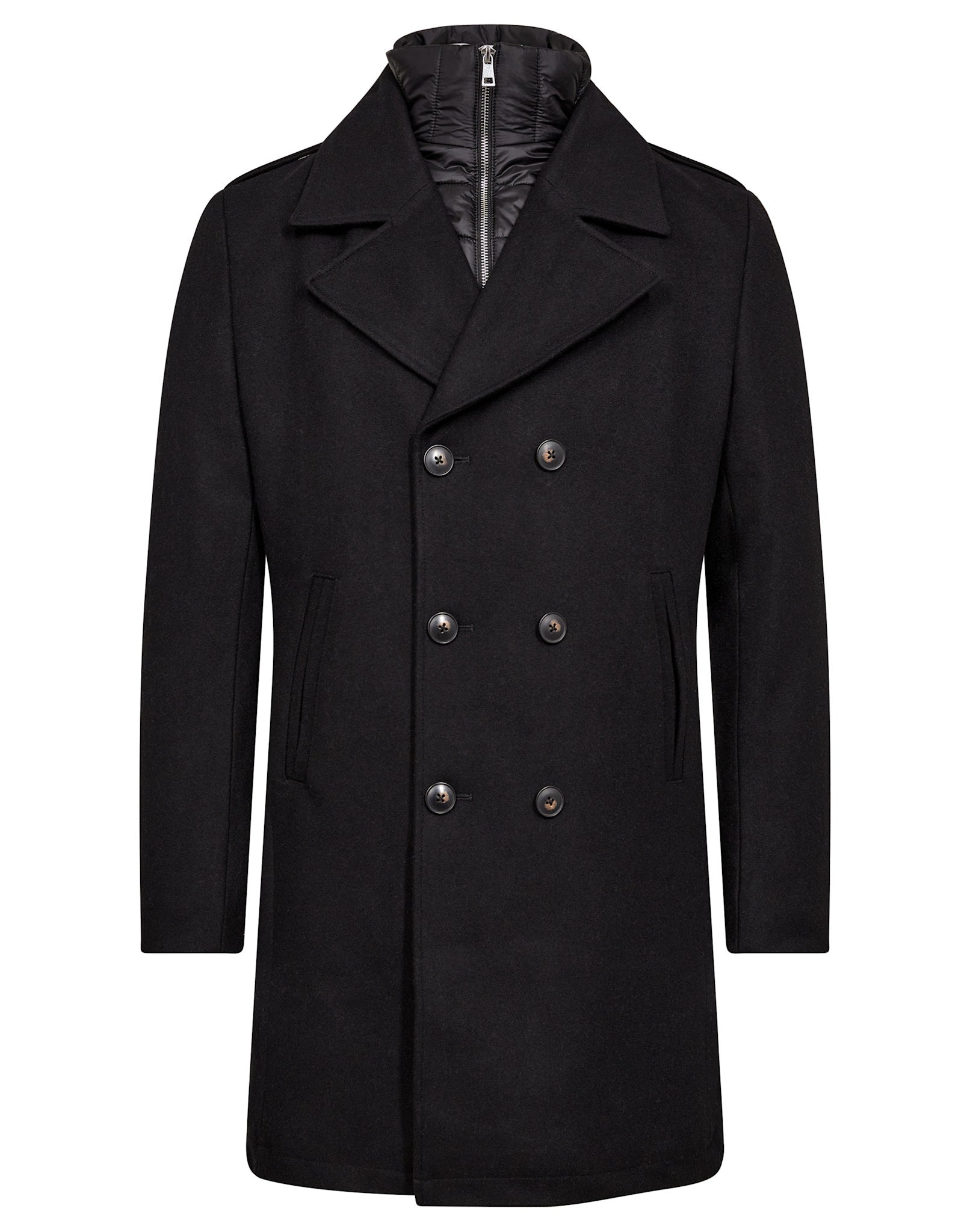BS Nelson Slim Fit Frakke - Black