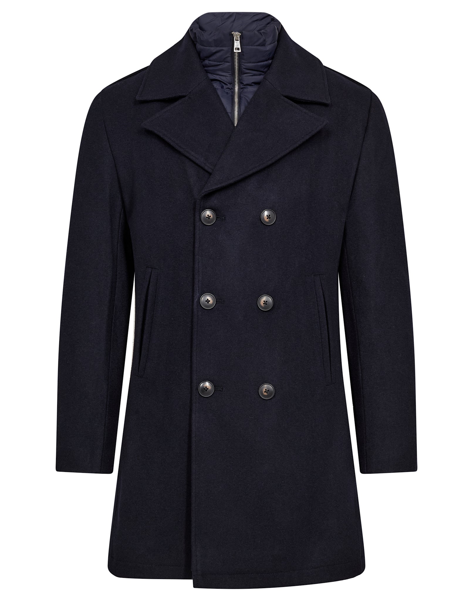 BS Nelson Slim Fit Frakke - Navy