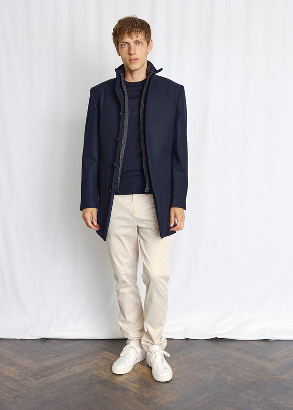 BS Ontario Slim Fit Frakke - Navy