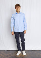 BS Acuna Slim Fit Skjorte - Light Blue