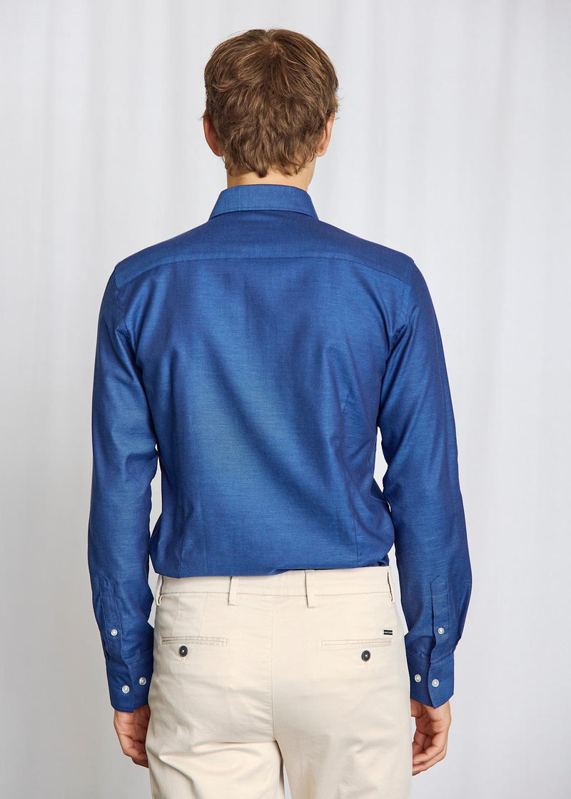 BS Diaz Slim Fit Skjorte - Dark Blue