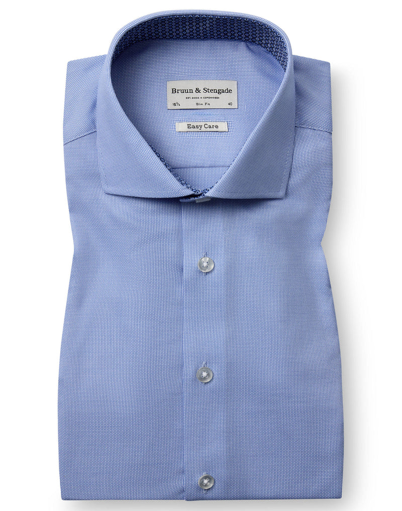 BS Freeman Slim Fit Skjorte - Light Blue