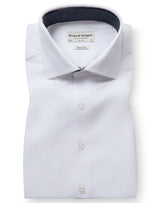 BS Hader Slim Fit Skjorte - White