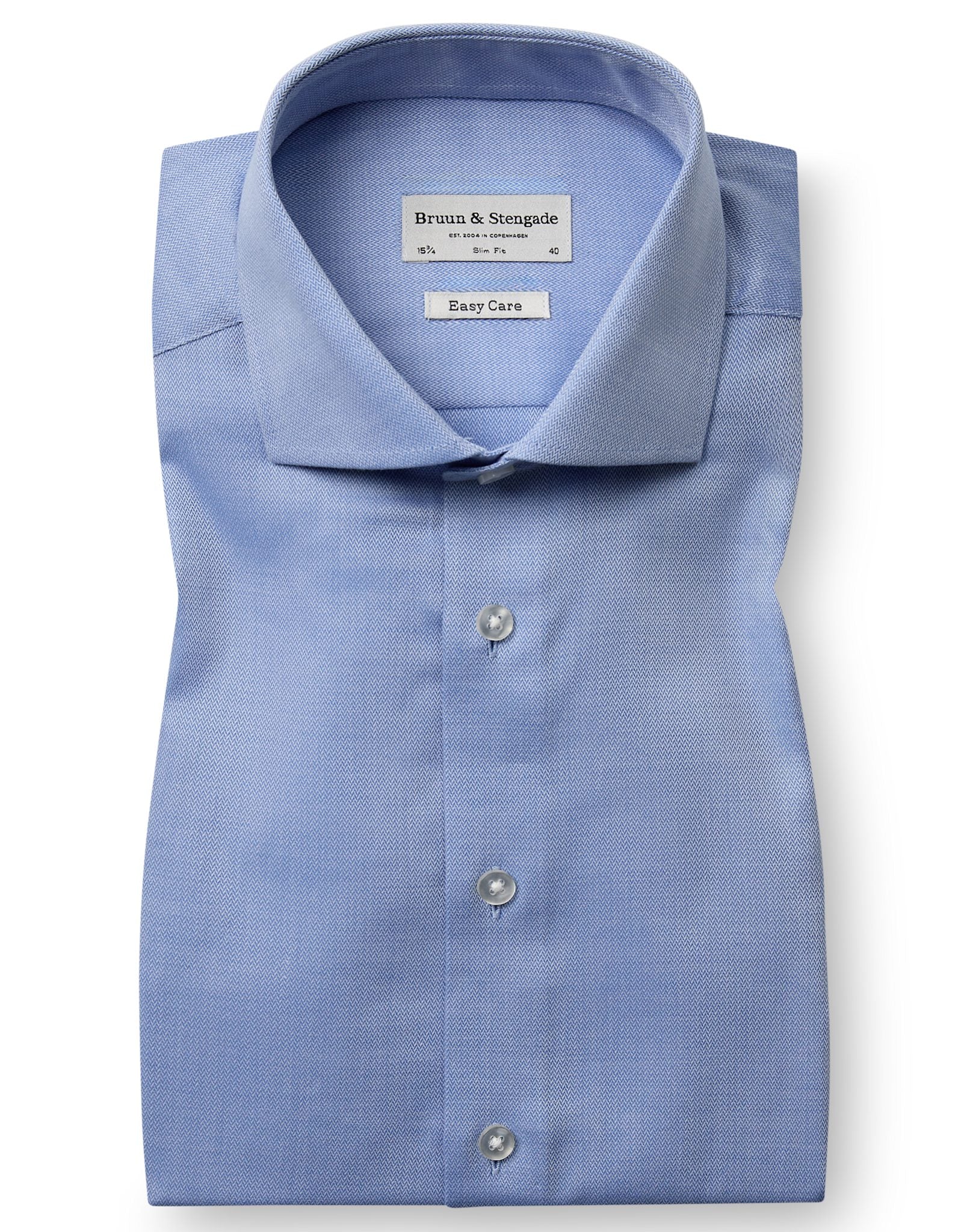 BS Rutschman Slim Fit Skjorte - Blue
