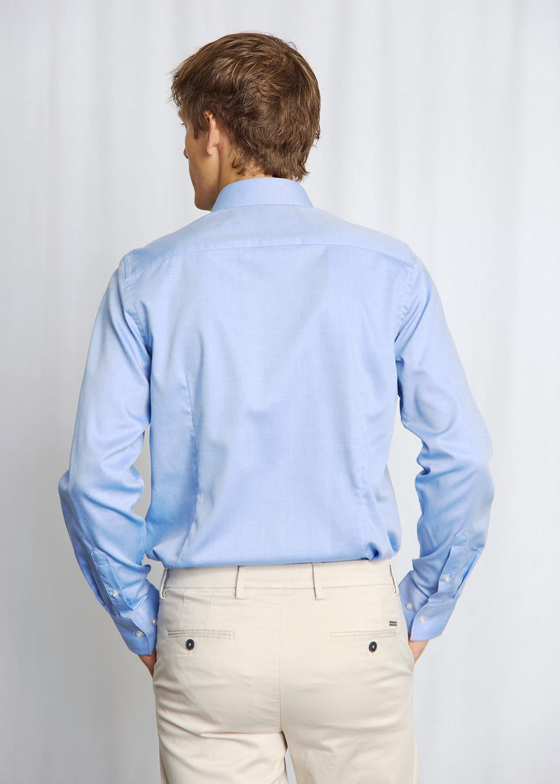 BS Rutschman Slim Fit Skjorte - Blue