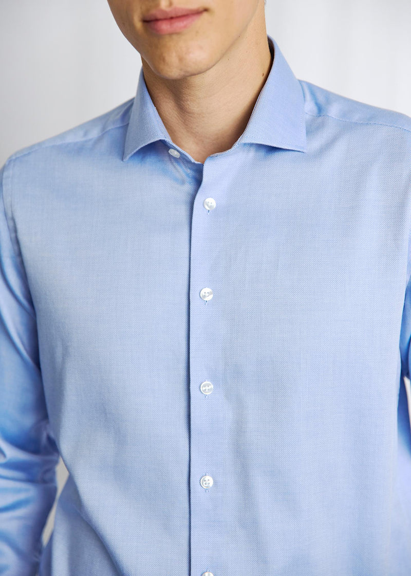 BS Rutschman Slim Fit Skjorte - Blue