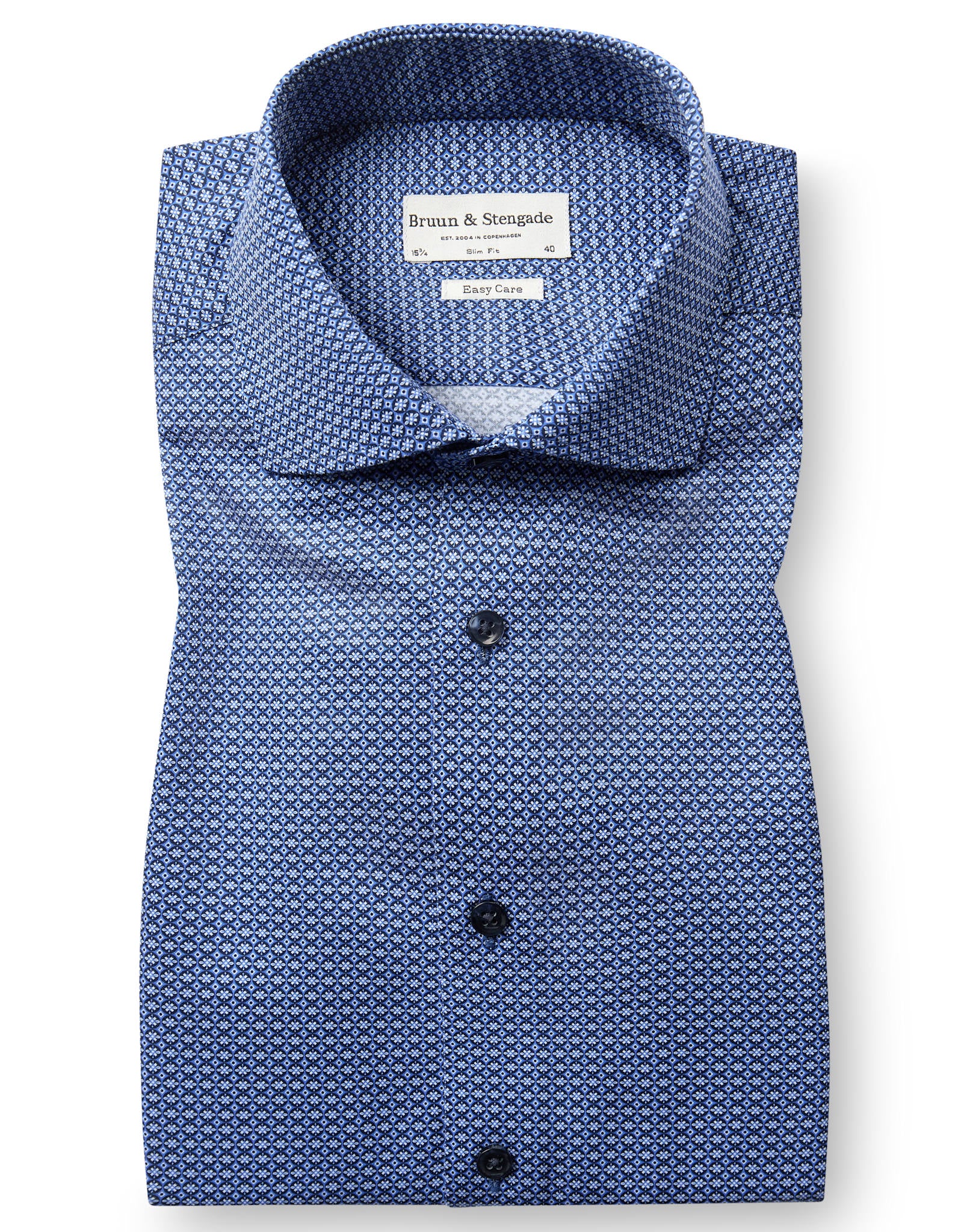 BS Shohei Slim Fit Skjorta - Blue
