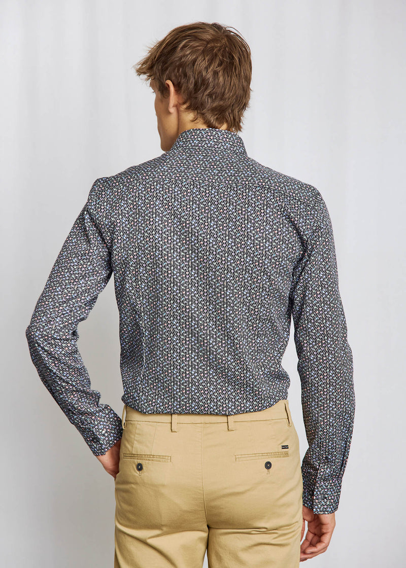 BS Snell Slim Fit Skjorte - Black