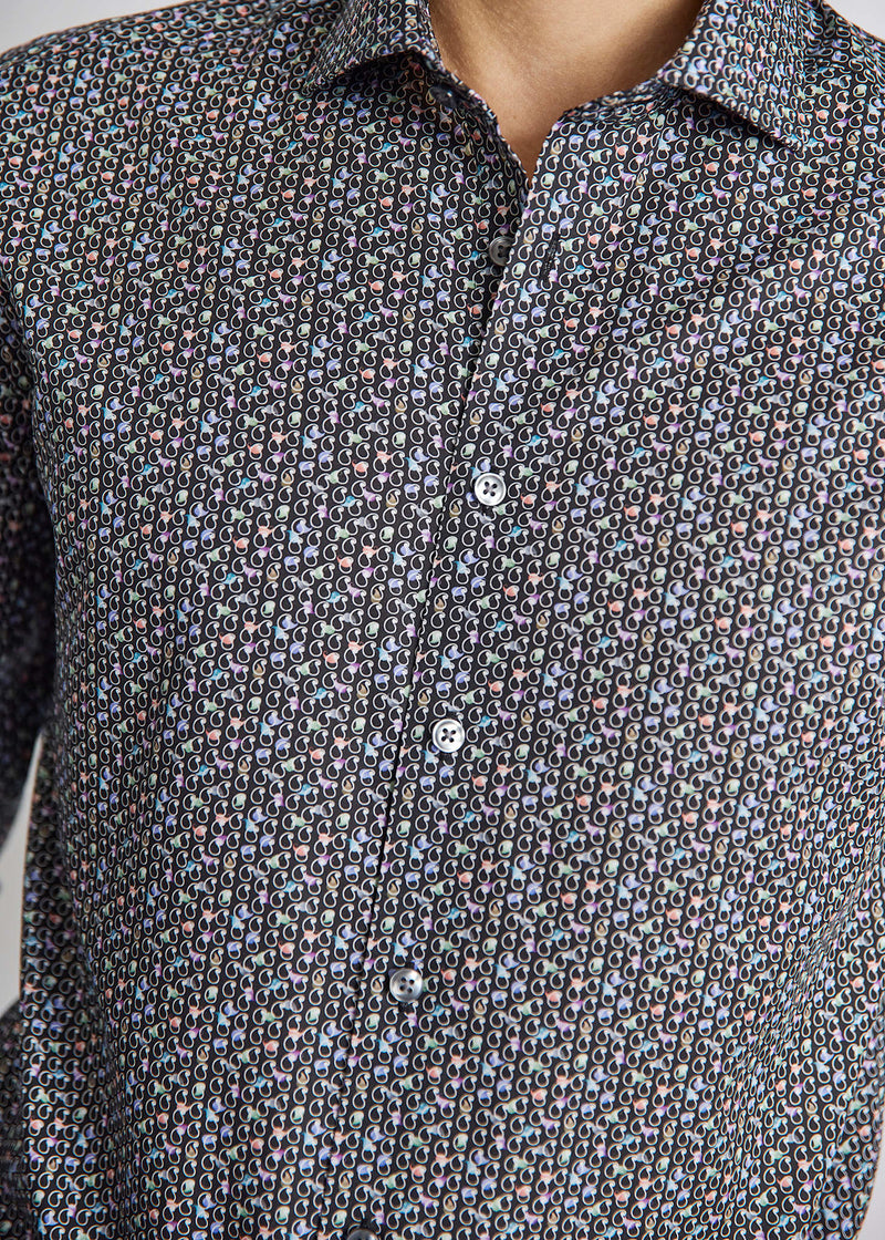 BS Snell Slim Fit Skjorte - Black