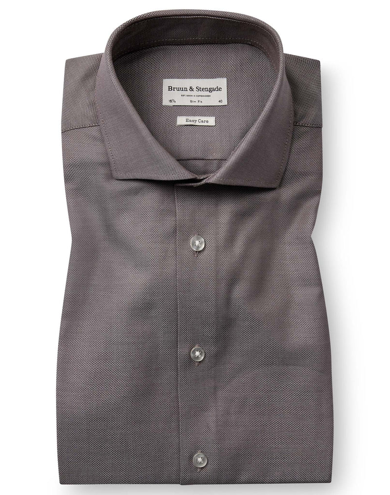 BS Strider Slim Fit Skjorte - Brown