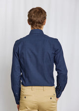 BS Tatis Slim Fit Skjorte - Navy