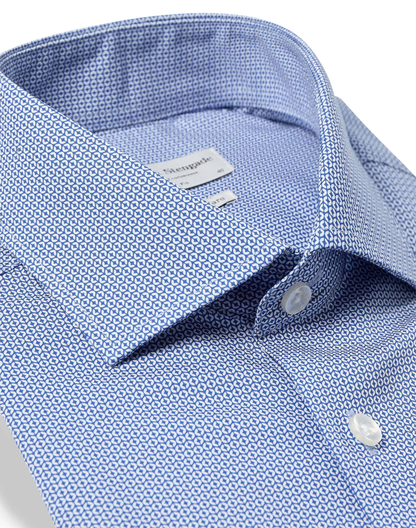 BS Wheeler Slim Fit Skjorte - Blue