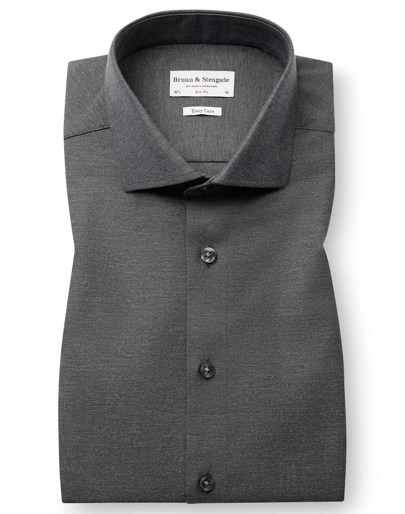 BS Witt Slim Fit Skjorte - Dark Green