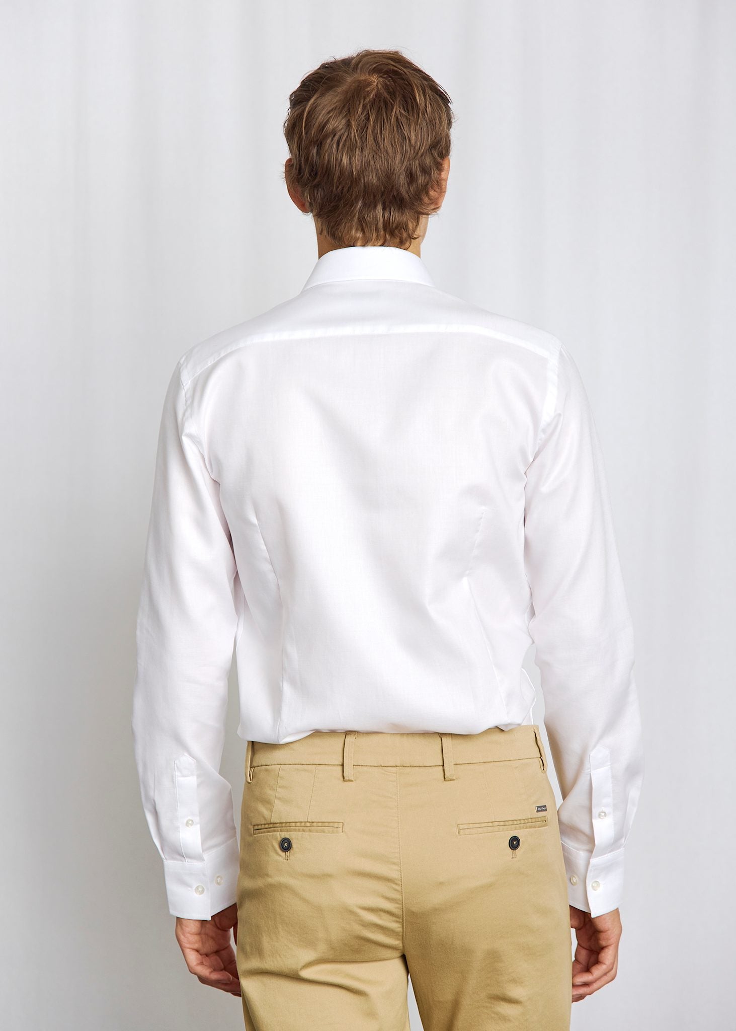 BS Skubai Slim Fit Skjorte - White
