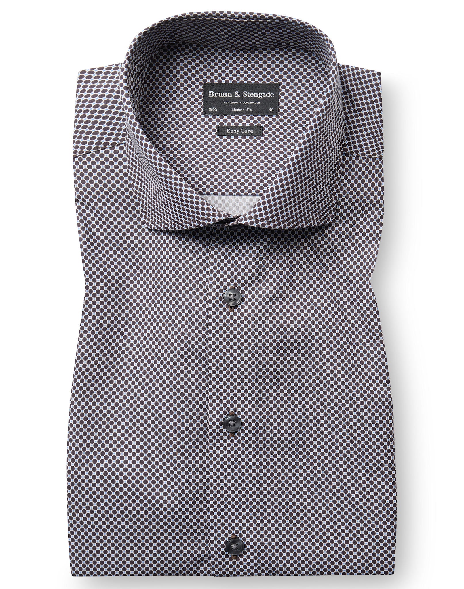 BS Nolan Modern Fit Skjorte - Brown