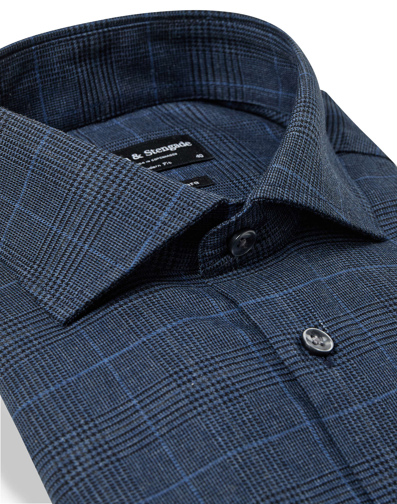 BS Xander Modern Fit Skjorte - Navy