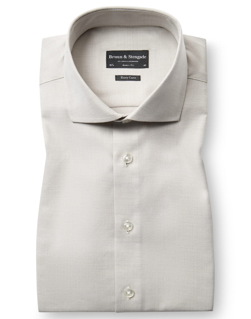 BS Corbin Modern Fit Skjorte - Sand