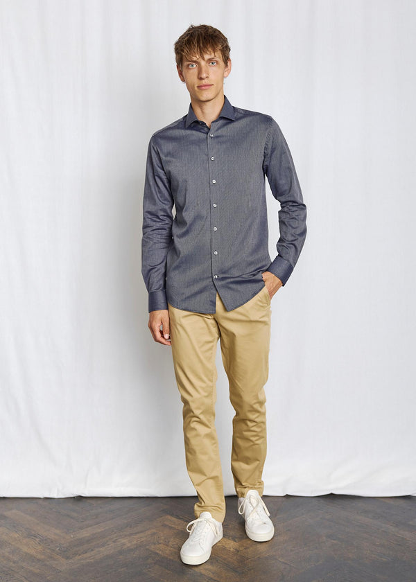 BS Sonny Modern Fit Skjorte - Navy