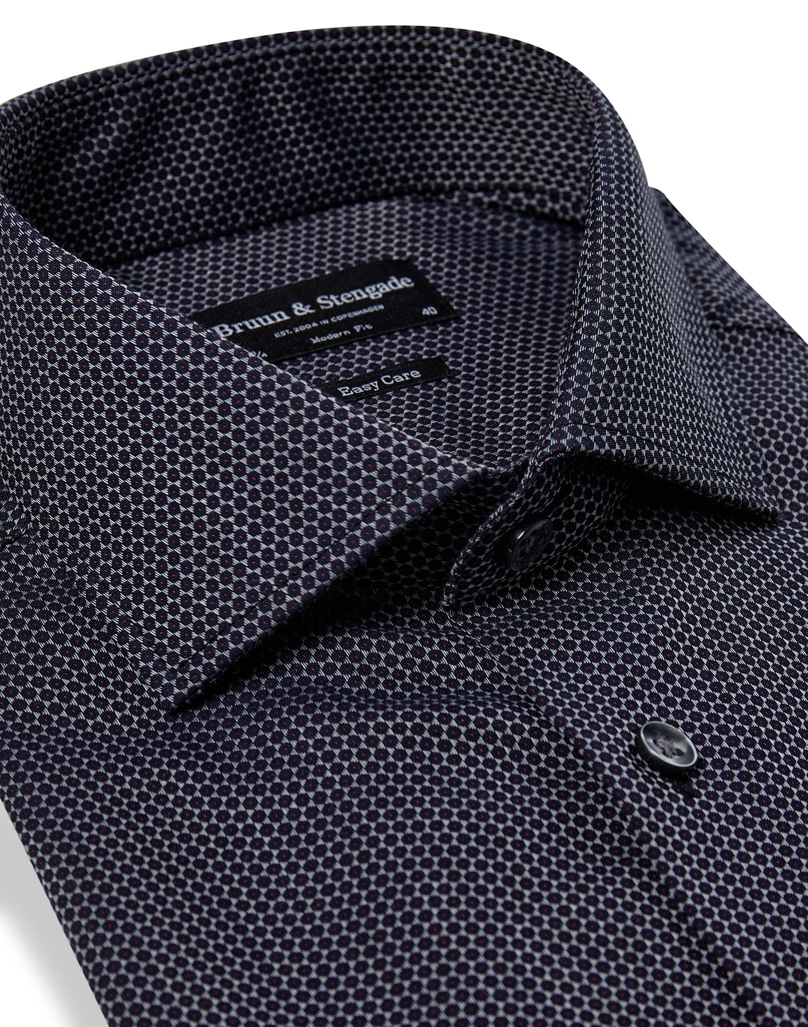 BS Sonny Modern Fit Skjorte - Navy
