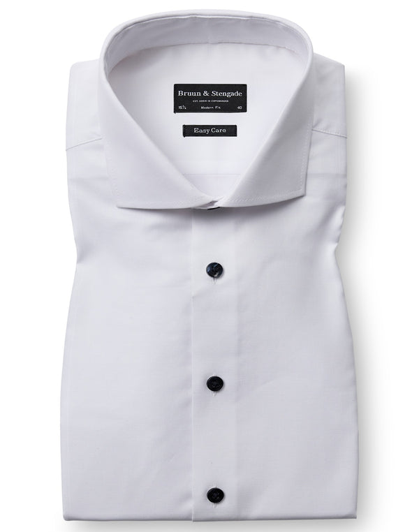 BS Pablo Modern Fit Skjorte - White