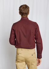 BS Manny Modern Fit Skjorte - Burgundy