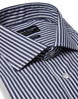 BS Julio Modern Fit Skjorte - Navy/White