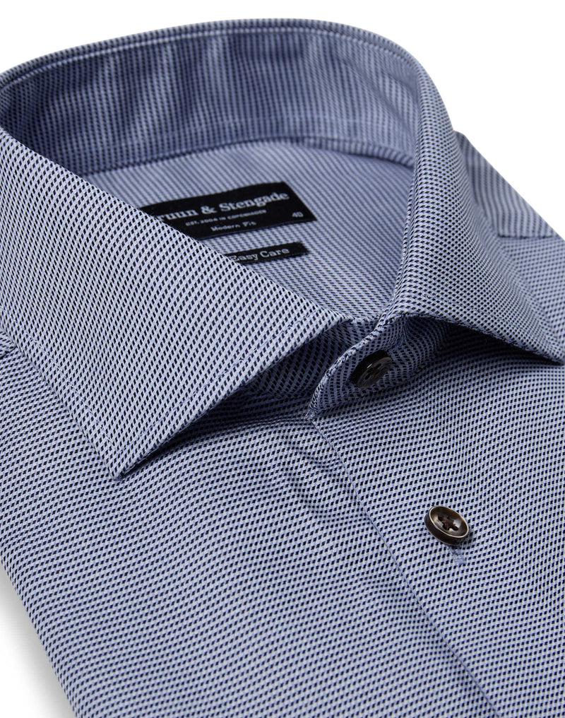 BS Corey Modern Fit Skjorte - Dark Blue